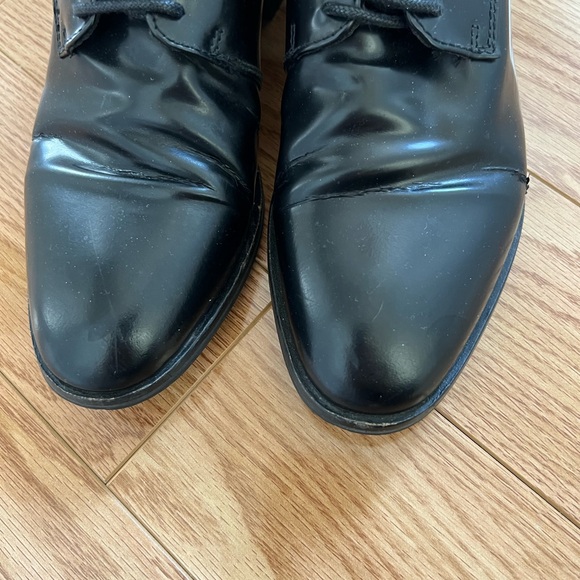Simons Glossy Black Womens Oxfords size 38 - Picture 5 of 5